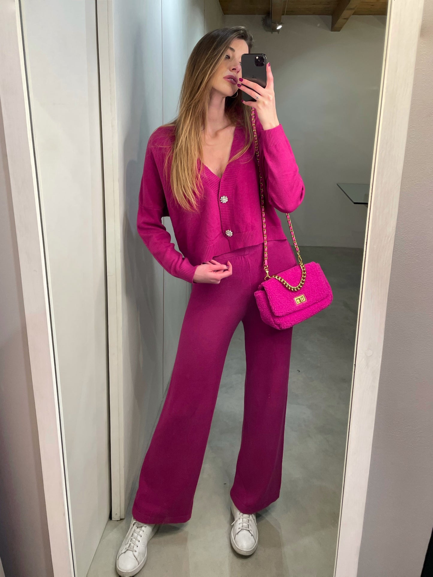 Coordinato Ava magenta